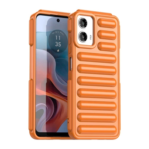 

For Motorola Moto G34 5G / G45 5G Capsule Series Candy Color IMD Phone Case(Orange)