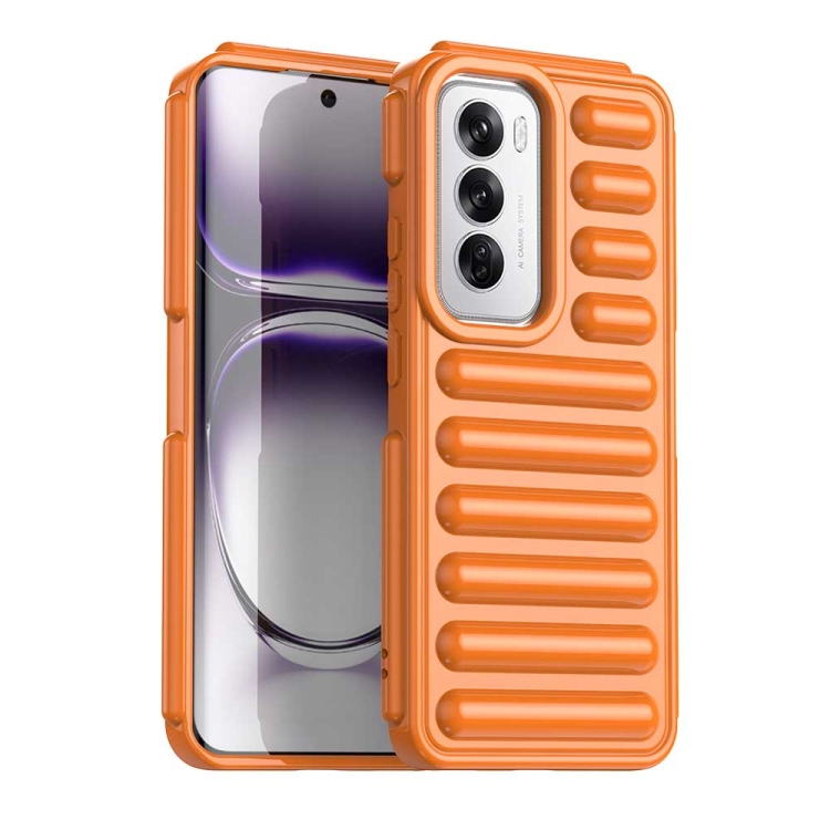 

For OPPO Reno12 Global Capsule Series Candy Color IMD Phone Case(Orange)