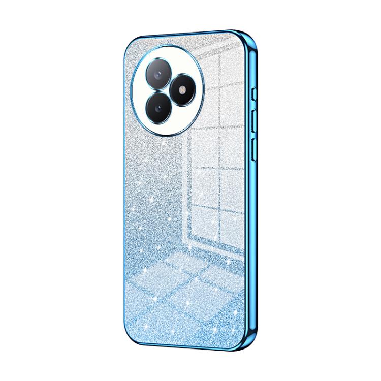

For Redmi K80 Ultra Gradient Glitter Powder Electroplated Phone Case(Blue)
