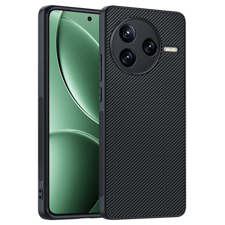 

For Redmi K80 / Poco F7 Pro Ultra-thin Carbon Fiber Texture Printing Phone Case(Black)
