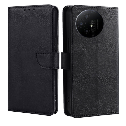 

For TCL 50 XL Calf Texture Buckle Flip Leather Phone Case(Black)