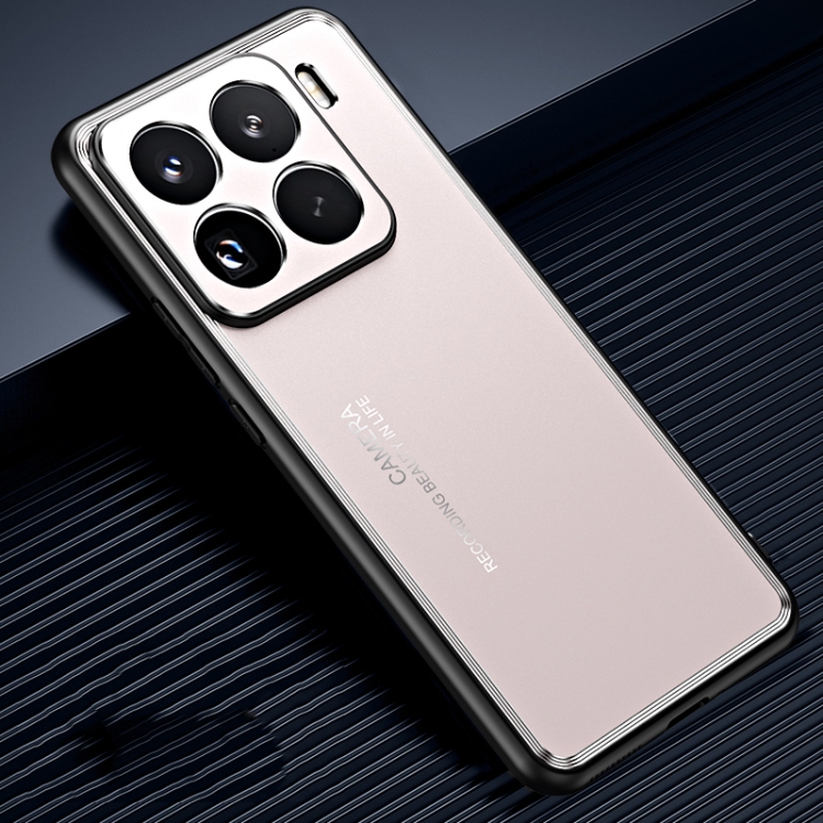 

For Xiaomi 15 Pro Frosted Metal Phone Case(Gold)