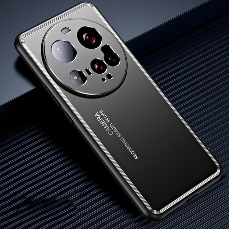 

For Xiaomi 15 Ultra Frosted Metal Phone Case(Black)