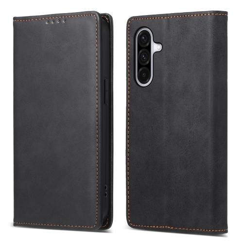 

For Samsung Galaxy A26 5G Business Solid Color Magnetic RFID Leather Phone Case(Black)