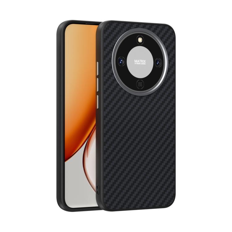 

For Honor X70 5G ABEEL C Carbon Fiber Series 6D Micro Relief MagSafe Phone Case(Black)