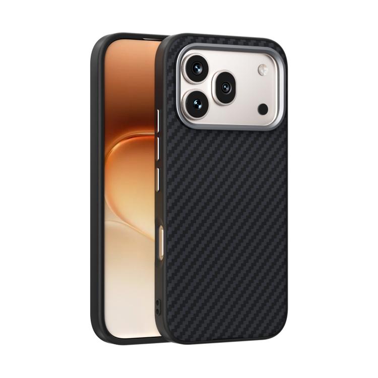 

For Honor 600 / 600 Pro Global ABEEL C Carbon Fiber Series 6D Micro Relief MagSafe Phone Case(Black)