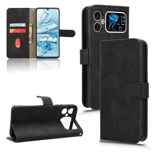 

For Cubot A20 Skin Feel Magnetic Flip Leather Phone Case(Black)