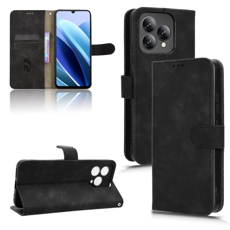 

For Cubot A40 Skin Feel Magnetic Flip Leather Phone Case(Black)
