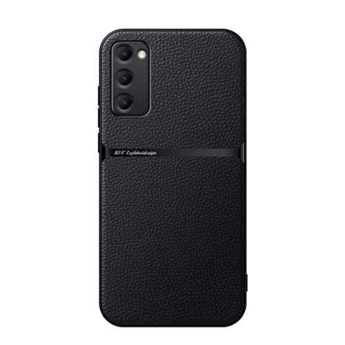 

For Samsung Galaxy S20 FE 4G / 5G Litchi Leather Magnetic Full Coverage Shockproof Phone Case(Black)