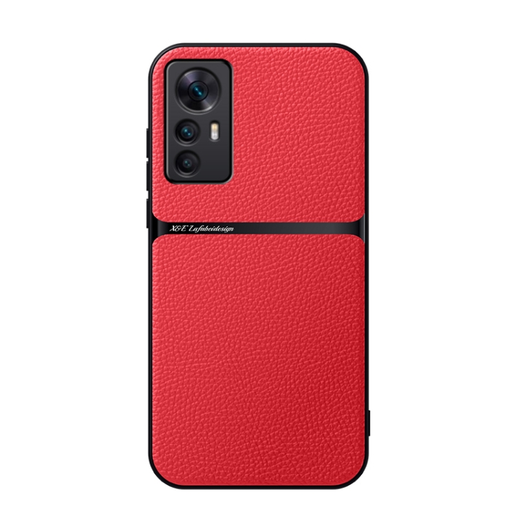 

For Xiaomi 12 / 12S / 12X Litchi Leather Magnetic Full Coverage Shockproof Phone Case(Red)