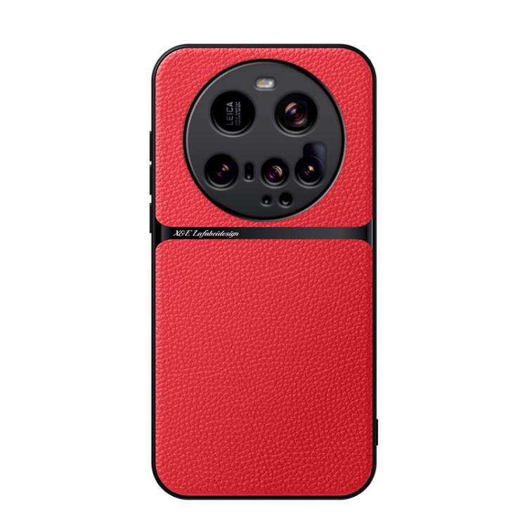 

For Xiaomi 15 Ultra Litchi Leather Magnetic Full Coverage Shockproof Phone Case(Red)