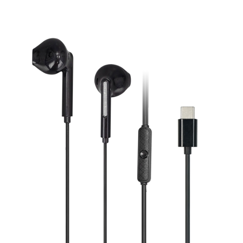 

awei PC-7T Type-C Interface Mini Stereo In-Ear Wired Earphone, Length:1.2m(Black)