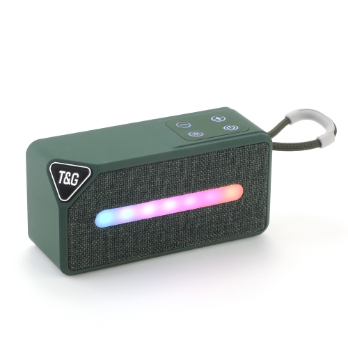 

T&G TG685 Mini Portable Outdoor Wireless Bluetooth Speaker with LED Atmosphere Light(Green)