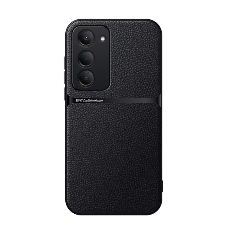 For Redmi 15 5G / 4G EU 171mm Litchi Leather Magnetic Full Coverage Shockproof Phone Case(Black)