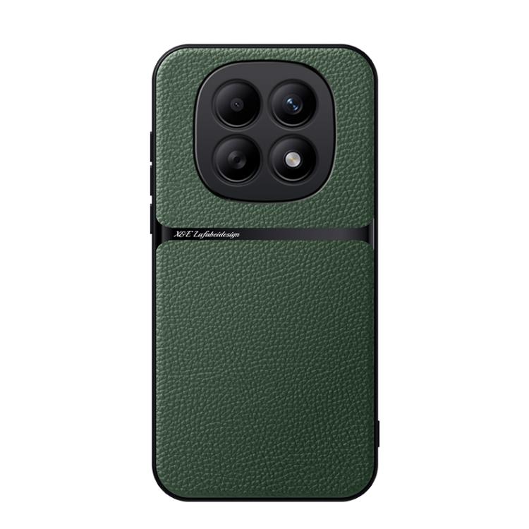 

For Redmi Note 15 4G / 5G Global 164mm / Poco M8 5G Litchi Leather Magnetic Full Coverage Shockproof Phone Case(Green)