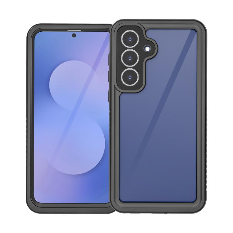 

For Samsung Galaxy S25 FE 5G RedPepper Shockproof IP68 Waterproof PC Hybrid TPU Phone Case(Black)