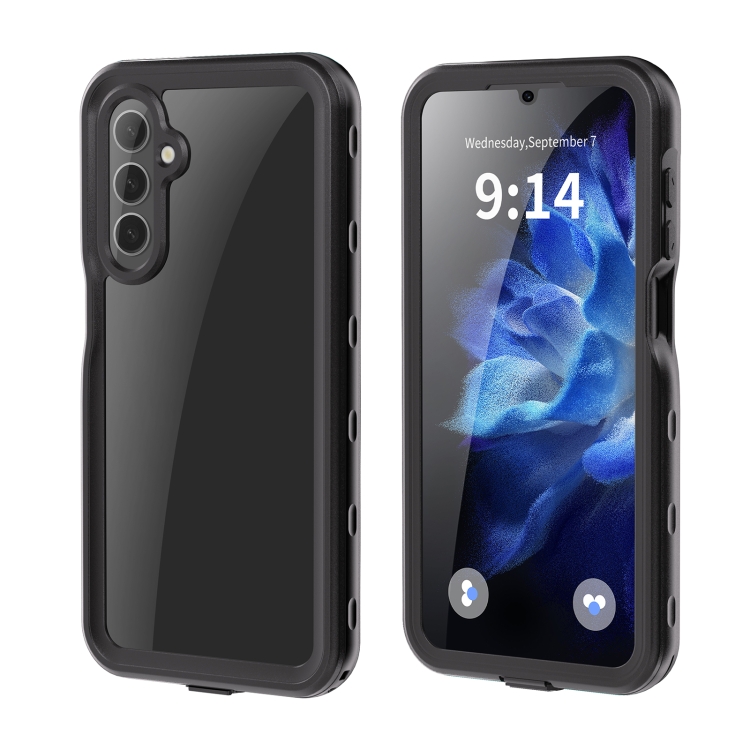 

For Samsung Galaxy A16 5G / 4G RedPepper IP68 Waterproof PC Hybrid TPU Phone Case(Black)