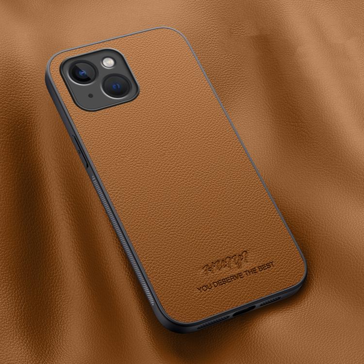 

For OPPO A60 4G HUIYI Leather Magnetic Phone Case(Brown)