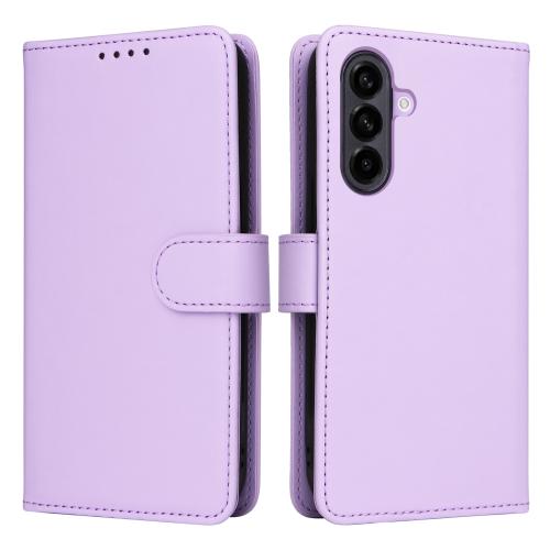 

For Samsung Galaxy A56 5G BETOPNICE BN-005 2 in 1 Detachable Imitate Genuine Leather Phone Case(Light Purple)