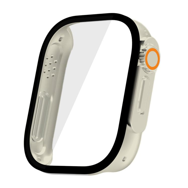 For Redmi Watch Active Change to Ultra Tempered Film Integrated PC Watch  Protective Case(Ivory White)