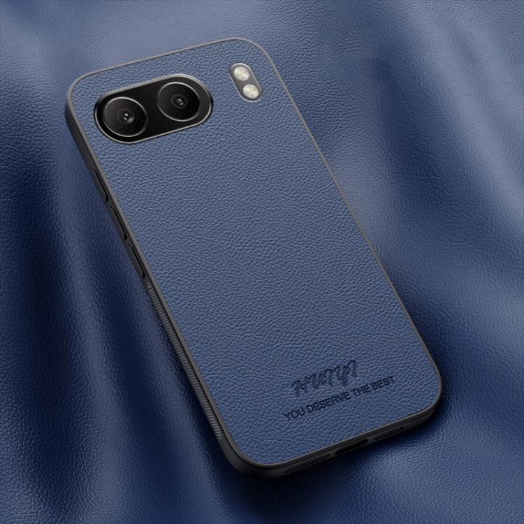 

For OnePlus Nord 4 HUIYI Leather Magnetic Phone Case(Blue)