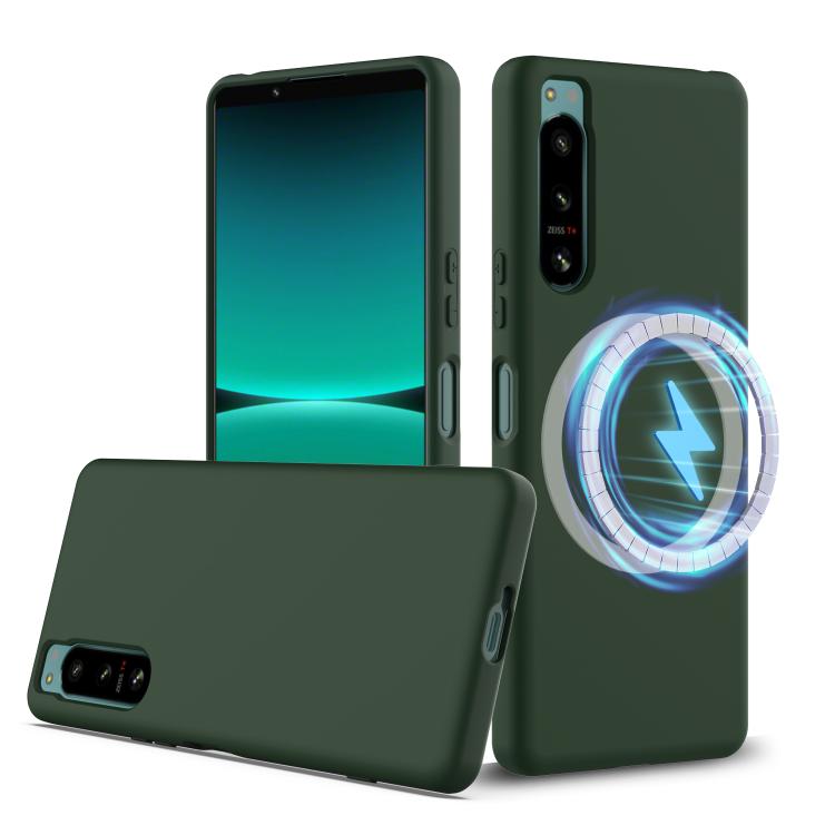 For Sony Xperia IV Shockproof Silicone Magsafe Phone Case