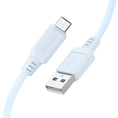 

Borofone BX115 Lotto 2.4A USB to Micro USB Charging Cable, Length: 1m(Blue)