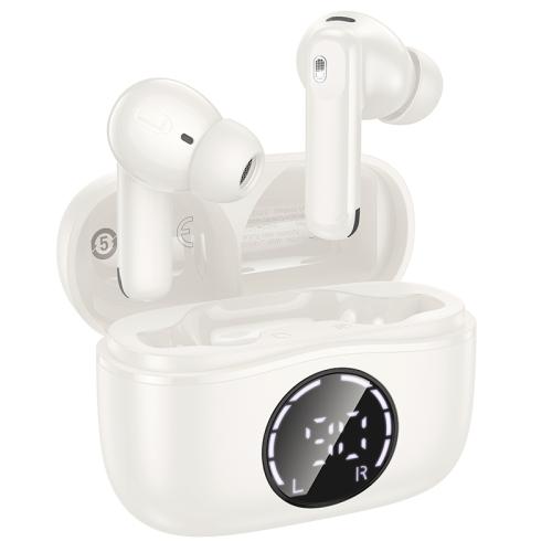 

hoco EQ22 Singer True Wireless ANC+ENC Noise Reduction Bluetooth Earphone(Milky White)