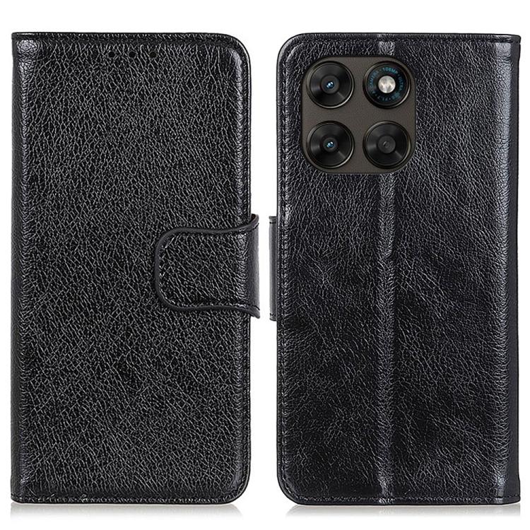 

For Motorola Moto G77 5G / G67 5G Nappa Texture Horizontal Flip Leather Phone Case(Black)