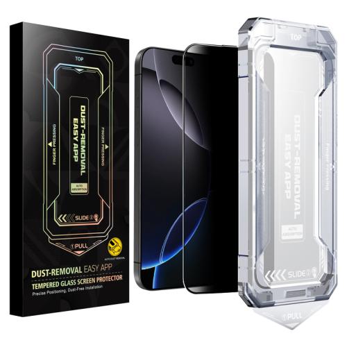 

For iPhone 16 Pro Max Easy Install Privacy Tempered Glass Film