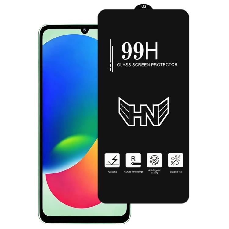 

For Galaxy F07e 4G High Aluminum Large Arc Full Screen Tempered Glass Film