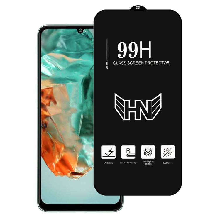 

For Samsung Galaxy M05 High Aluminum Large Arc Full Screen Tempered Glass Film