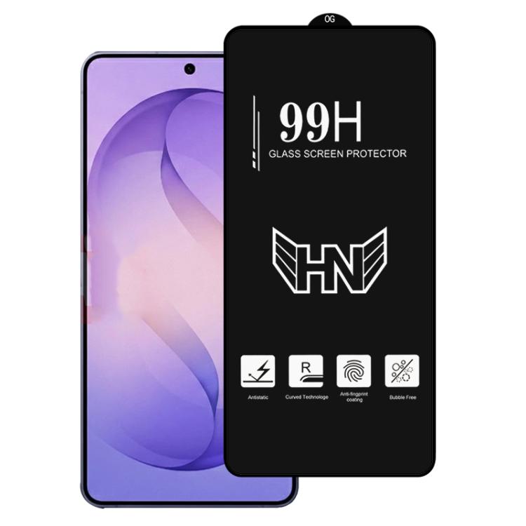 For Samsung Galaxy S26 Ultra 5G 0.18mm High Aluminum Large Arc Full Screen Tempered Glass Film, Support Fingerprint Unlocking