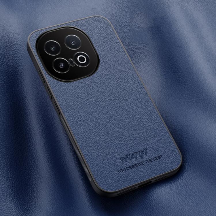 

For vivo iQOO 13 HUIYI Leather Magnetic Phone Case(Blue)