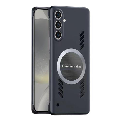 

For Samsung Galaxy S24 5G All-inclusive Lens Frameless Graphene Cooling Phone Case(Black)