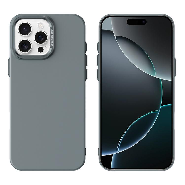 

For iPhone 16 Pro PC Flocking MagSafe Magnetic Phone Case(Dark Grey)