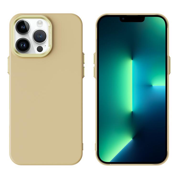 

For iPhone 13 Pro PC Flocking MagSafe Magnetic Phone Case(Bronze)