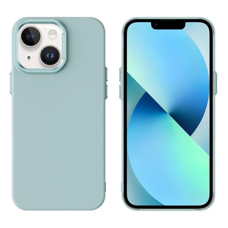 

For iPhone 13 PC Flocking MagSafe Magnetic Phone Case(Green)
