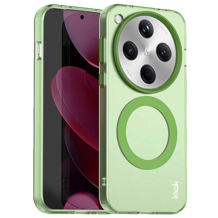 

For OPPO Find X8 IMAK Candy Series Shockproof MagSafe Phone Case(Green)