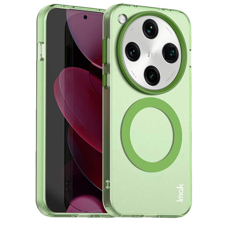 

For OPPO Find X8 Pro IMAK Candy Series Shockproof MagSafe Phone Case(Green)