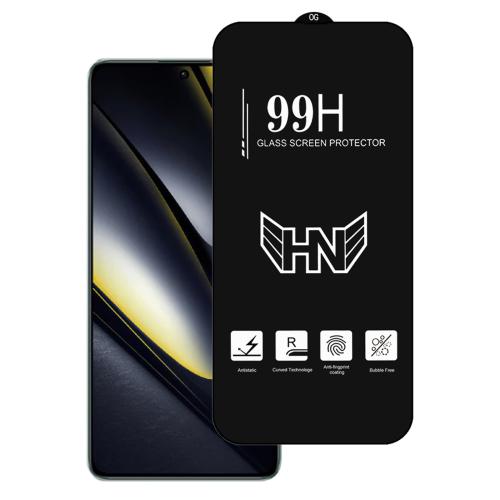 

For Xiaomi Poco F6 Pro High Aluminum Large Arc Full Screen Tempered Glass Film