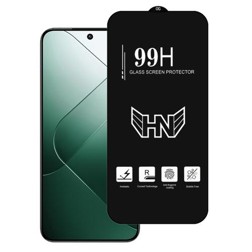 

For Xiaomi 14 High Aluminum Large Arc Full Screen Tempered Glass Film