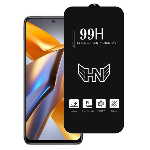

For Xiaomi Poco M5s High Aluminum Large Arc Full Screen Tempered Glass Film