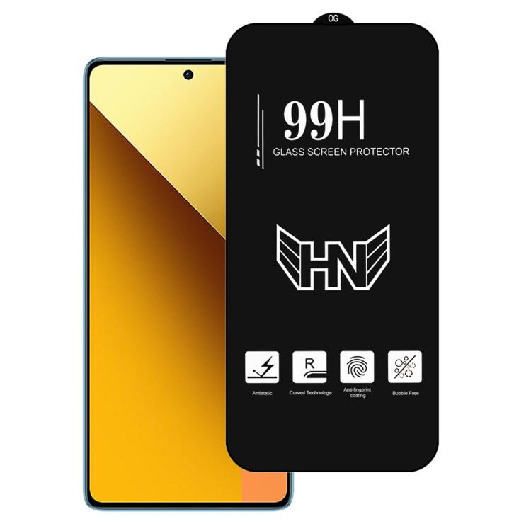 

For Redmi Note 13 High Aluminum Large Arc Full Screen Tempered Glass Film