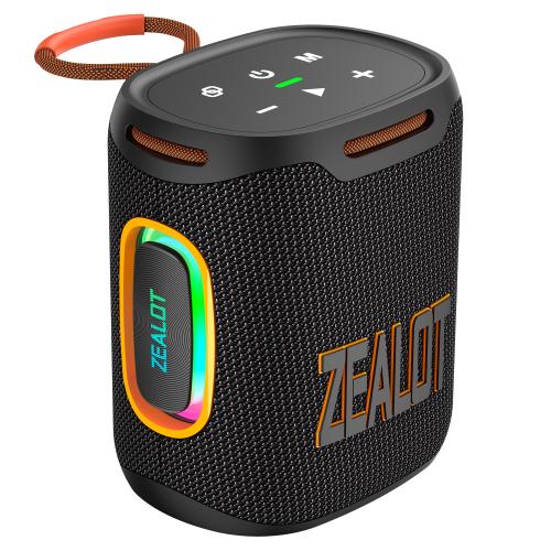 

Zealot S122 25W High Power IPX6 Waterproof Outdoor RGB Light Bluetooth Speaker(Black)