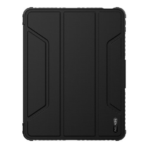 

For iPad Air 11 2024 / Air 2022 NILLKIN Bumper Pro Multi-angle Folding Style Tablet Leather Case(Black)