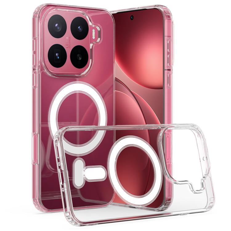 For Xiaomi 17T Pro 5G MagSafe Clear Acrylic PC Hybrid TPU Phone Case(Transparent)