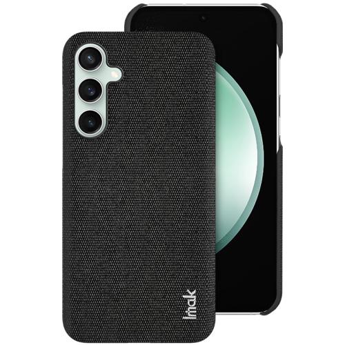 

For Samsung Galaxy S24 FE 5G imak Ruiyi Series Cloth Texture PU + PC Phone Case(Black)