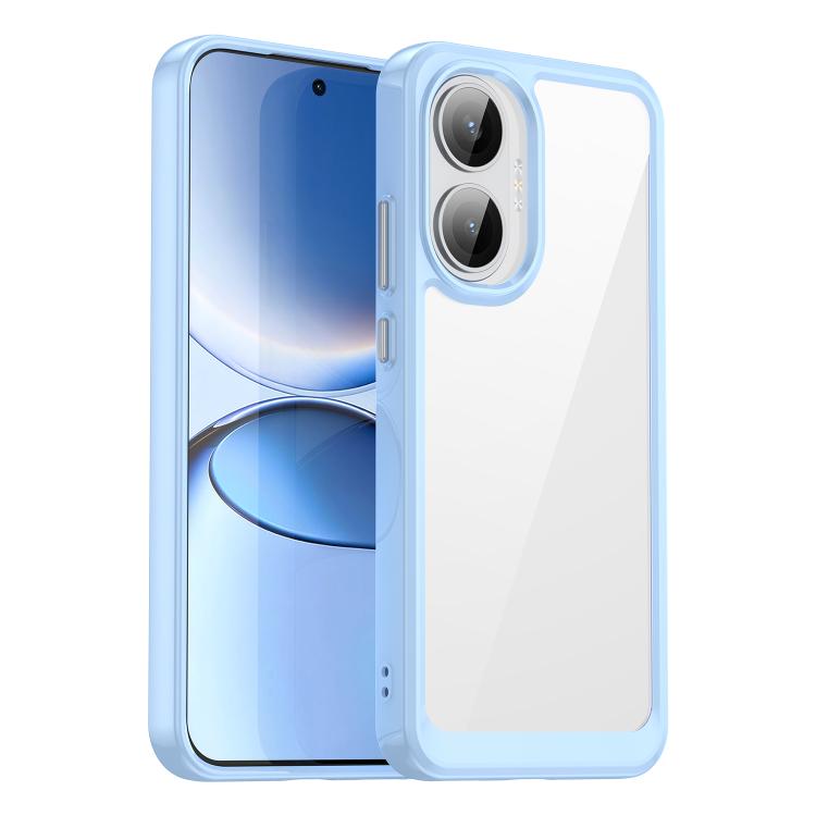 

For Redmi Turbo 4 Pro Colorful Series Acrylic Hybrid TPU Phone Case(Blue)