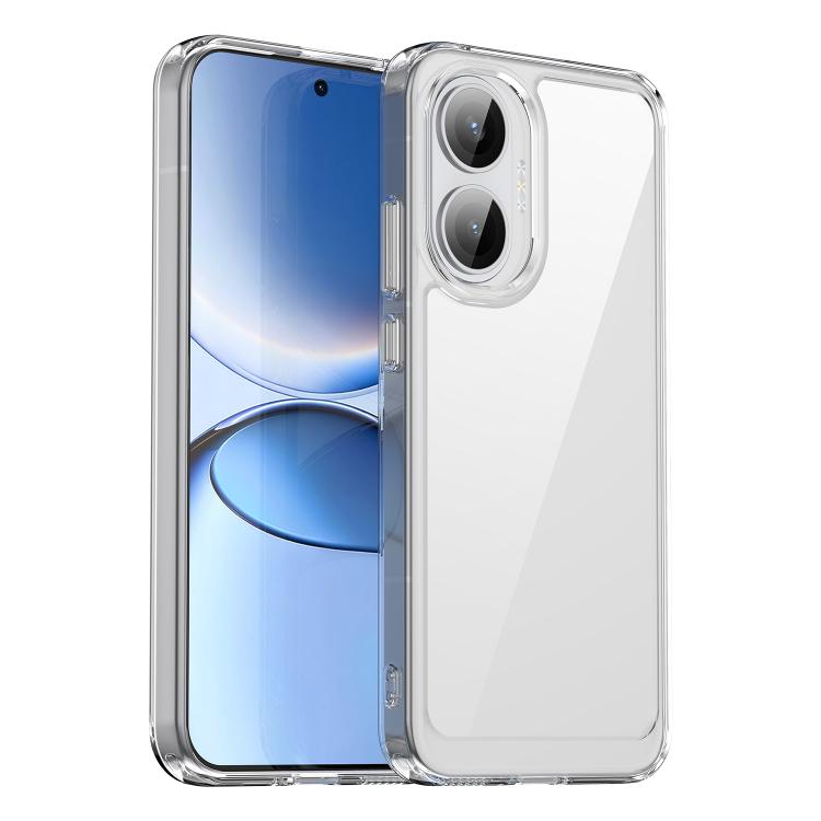 

For Redmi Turbo 4 Pro Colorful Series Acrylic Hybrid TPU Phone Case(Transparent)